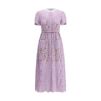 Self Portrait Dames, Jurken, Paars, Maat: 3XS Katoen