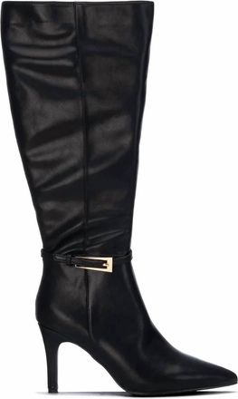 Xti Womens Pointed Toe Tall Boots In Black