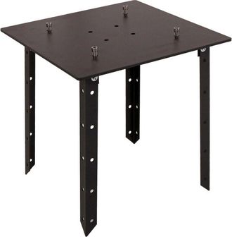 Hhg Placa Base Para Sombrilla Xxl Hhg 216, A96 Y Meran Pro, Soporte De Poste De Anclaje Al Suelo Para Sombrilla, Metal 24kg