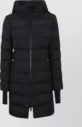 Herno quilted hooded long length jacket