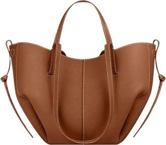 Generic Large Capacity Womens Handbag, Leather Pleated Wing Bag, One Shoulder Underarm(G,S)