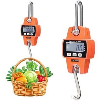 OEM Minibalanza Digital Con Gancho Peque&ntilde;o, B&aacute;scula Digital Tipo Gr&uacute;a De 300 Kg/0,05 Kg, Sensores De Alta Precisi&oacute;n, B&aacute;scula Electr&oacute;nica Port&aacute;til Colgante