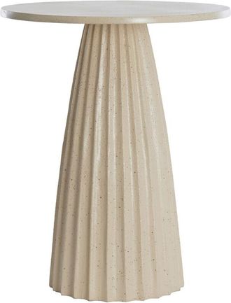 Light & Living Light&living - Mesa Auxiliar Veglia Arena Con Marr&oacute;n Claro