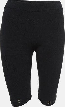 Jacquemus Black Rib Knit Sierra Biker Shorts