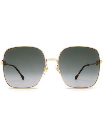 Gucci Horsebit sunglasses - Gold