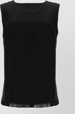 Max Mara anika linen knitted top