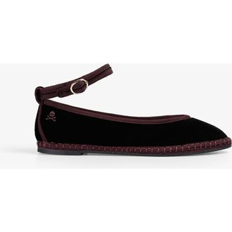 Scalpers Velvetstrapankle Slipper in Purple at Nordstrom, Size 41