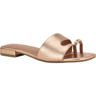 Guess Tablita Slide Sandal in Gold at Nordstrom, Size 8.5
