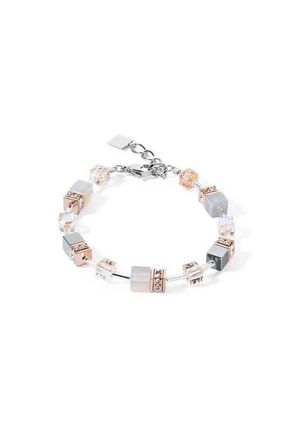 Coeur de Lion Geocube Iconic Precious Bracelet in Rose Gold - Peach at Nordstrom, Size 8.5