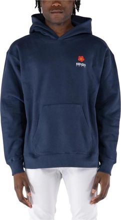Kenzo Oversize Boke Flower Hoodie - Heren - Hoodies - Blauw - XL - Katoen - Hoodies & sweatvesten