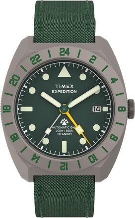 Timex Expedition Pioneer Mens Green Watch TW2Y63400 Fabric - One Size