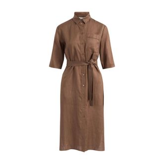 Max Mara Shirt Dresses, female, Brown, Size: XS Mmltabella