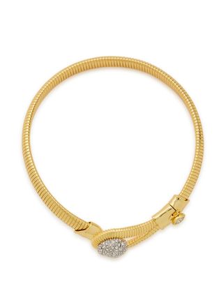 Alexis Bittar Alexis Bittar Solanales Pav&eacute; 14kt Gold-plated Choker - One Size
