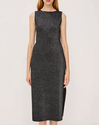 Rails Alora Dress In Grey Lurex