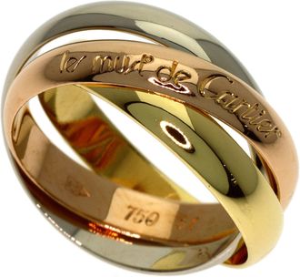 Cartier Yellow Gold (18K) Pink Gold (18K) White Gold (18K) Band Ring (Pre-Owned)