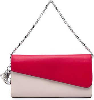 Dior Pre-owned Dior Bicolor Calfskin Diorissimo Recontre Chain Wallet Ladies YDDUE5ZQ6F59V9LV