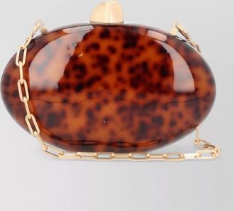 Cult Gaia acrylic mini clutch bag