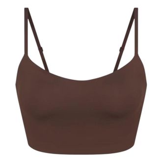Nike (WMNS) Nike x SKIMS Matte Cami Longline Bra Dark Sepia BRSPT5115-DSP
