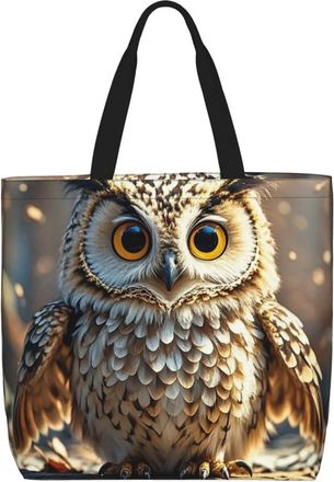 Generic Cute Owl Shoulder Bag Waterproof Carry Bag Portable Shoulder Bags For Beach Casual Travel