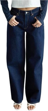 Abrand Dames, Jeans, Blauw, Maat: W25 Katoen