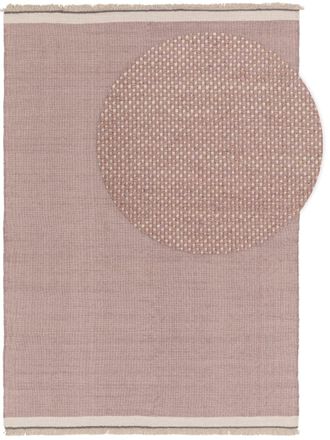 benuta Alfombra de lana fucsia 200x300