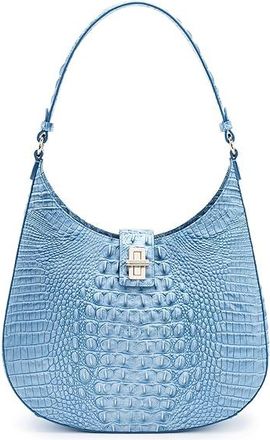 Brahmin Fallon Womens Handbags Aura Blue, Leather