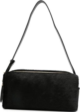 Elleme Trousse Calf Pony - Dames - Schoudertassen - Zwart - ONE Size - Leer - Tassen