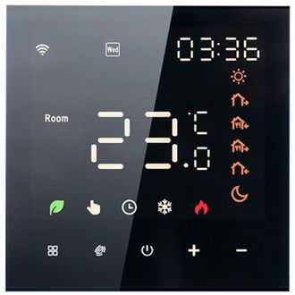 OEM Termostato Inteligente Tuya Wifi, Control Por Voz, Pantalla T&aacute;ctil Lcd Digital De 3 A, Controlador De Temperatura Para Calefacci&oacute;n De S&oacute;tano, Calentad