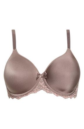 Chantelle Rive Gauche Full Coverage T-Shirt Bra in Bronzed Taupe /Rose Sable at Nordstrom, Size 32E