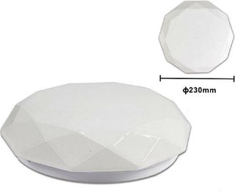 Trade Shop Trade Shop Traesio - Trade Shop - Plafoniera Soffitto Lavorata 12 Watt 24 Led Smd 5730 Luce 3000k 4000k 6500k C-02
