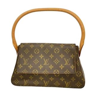 Louis Vuitton Pre-owned Shoulder Bags, female, Brown, Size: ONE SIZE Pre-owned Mini Looping Shoulder Bag