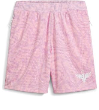 Puma x LAMELO BALL Iridescent Basketball Shorts Whisp Of Pink 626303-01
