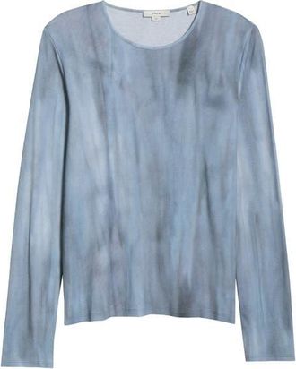 Vince Azura Wash Pima Cotton & Modal Top at Nordstrom, Size Xx-Small