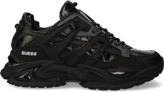 Guess Co Belluna trainers - men - Polyurethane/Rubber/Fabric - 40 - Black
