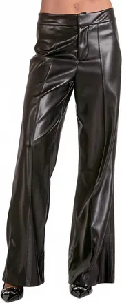 Elan Those Leather Pants In Black