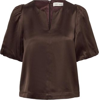 Part Two DunjaPW Blouse - Dames - Blouses & Shirts - Bruin - Maat: L