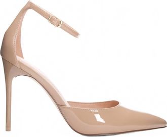 Chinese Laundry Womens Dolly Point Toe Ankle Strap Stiletto Heels In Nude
