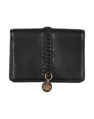 カードケース・名刺入れ Chloe' Document Holders Women Leather Black Chloe クロエ コインケース カードケース レザー レディース