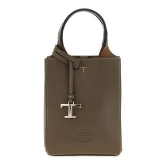 Tod's TOD S Micro Handbag - Dames - Shoppers - Groen - ONE Size - Tassen