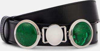 Gabriela Hearst Cintura Grange Malachite in pelle