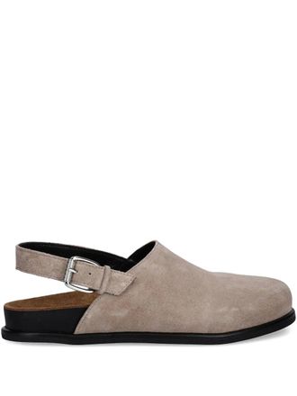 Vagabond Effie buckled slingback mules - Neutrals