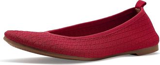 Journee Collection Aria Womens Flat Shoes Red : 10 M, Synthetic