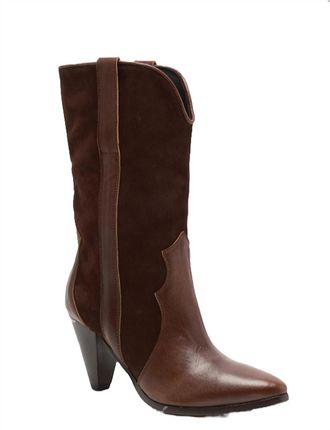 Free People Womens Feather Heel Boot In Chocolate