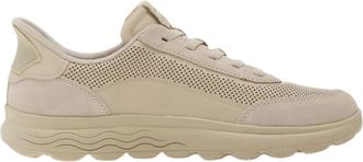 Geox Spherica Plus Beige Breathable Sneakers