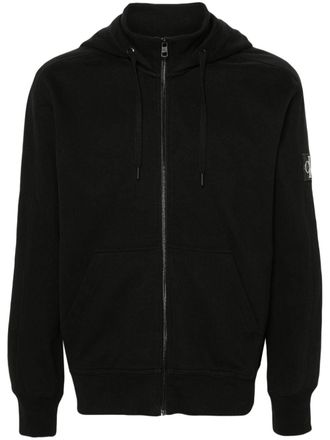 Calvin Klein Jeans Hoodie met rits - Zwart