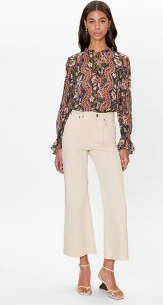 Rebecca Taylor Isha Printed Blouse in Navy Combo at Nordstrom, Size X-Small