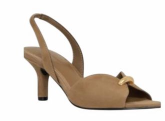 Rebecca Minkoff Womens Paris Slingback Sandal In Praline Suede