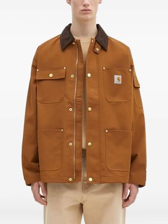 Carhartt Work in Progress Giacca Clapton con colletto a coste - Marrone