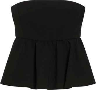 Max Mara Dames, Tops, Zwart, Maat: L