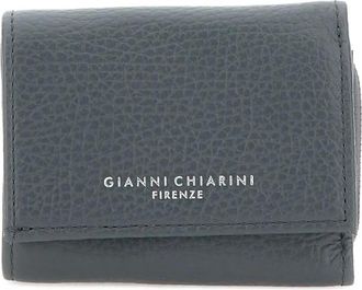 Gianni Chiarini Portafoglio in pelle con zip - Grigio